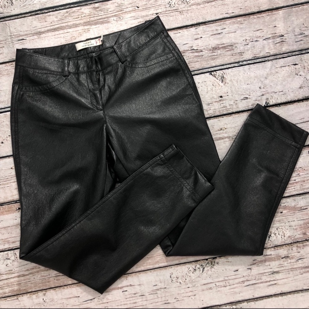NWOT Black Vegan Faux Leather Skinny Pants